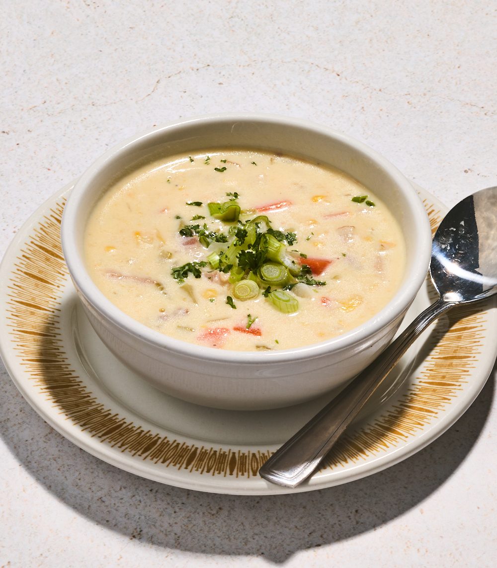 Papa Moe's Bacon Corn Chowder Soup